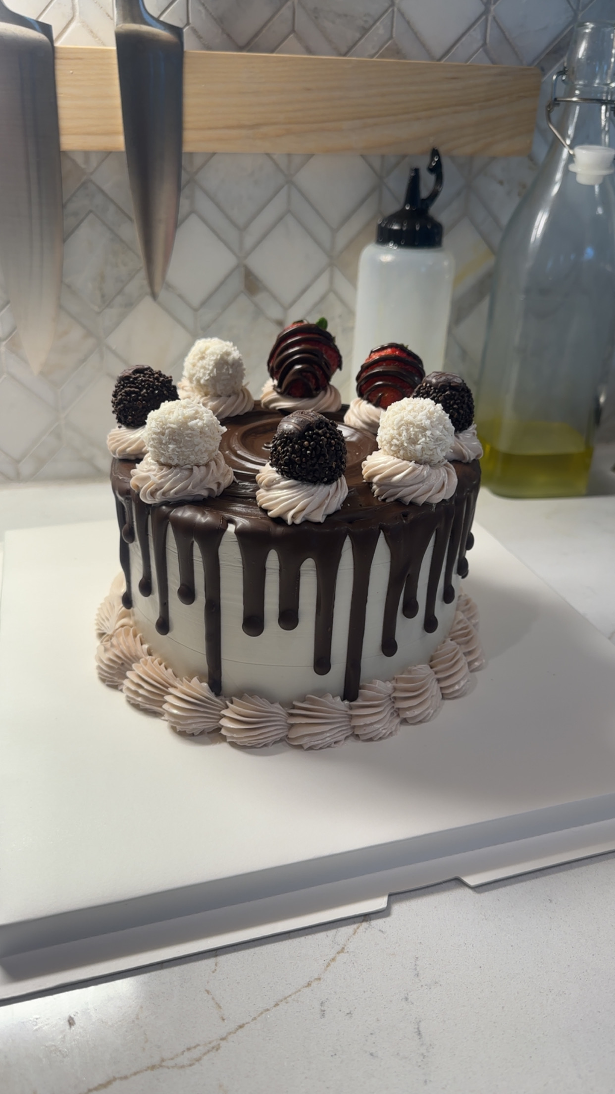 Ferrero Rocher cake