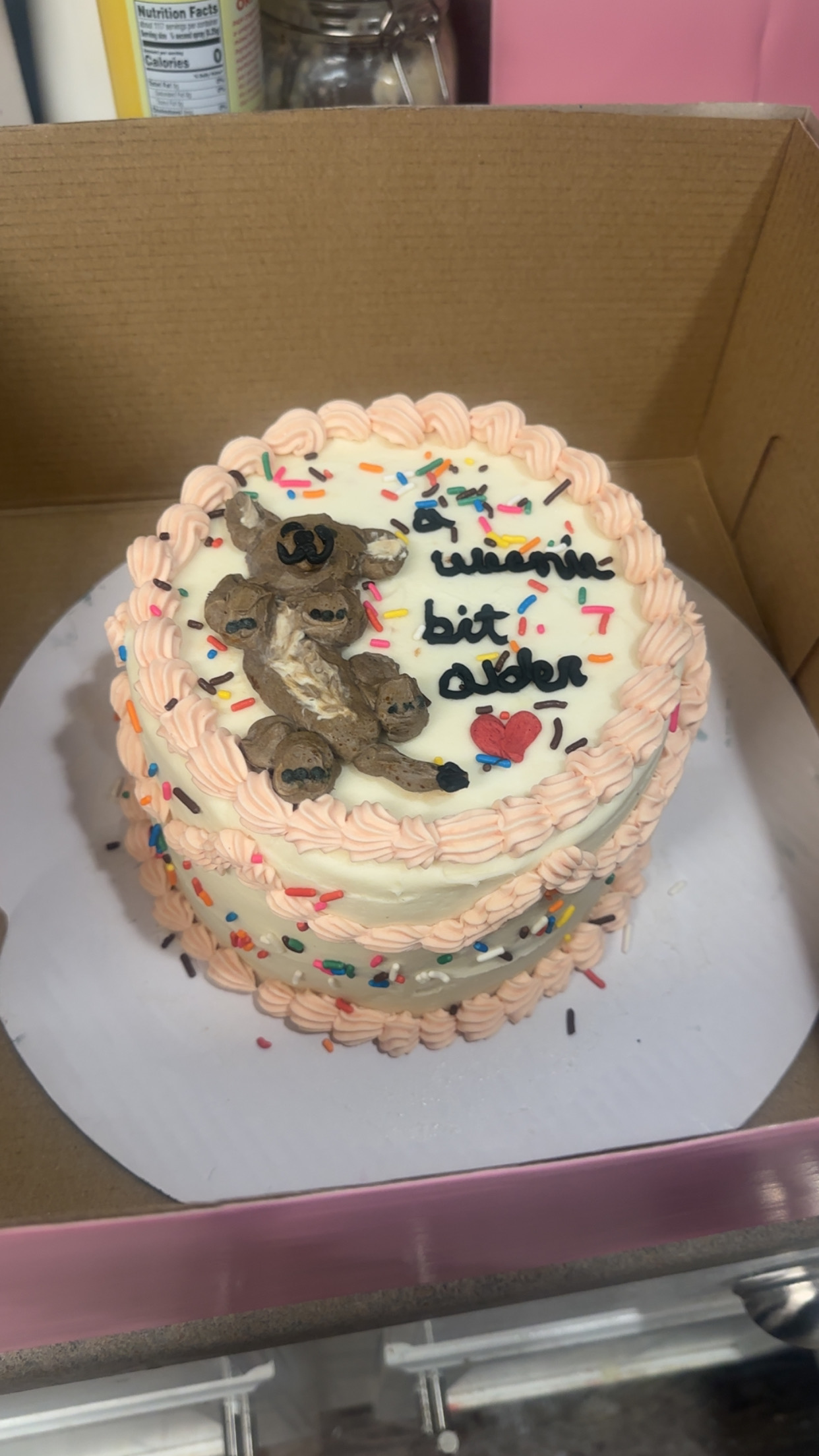 Custom birthday cake