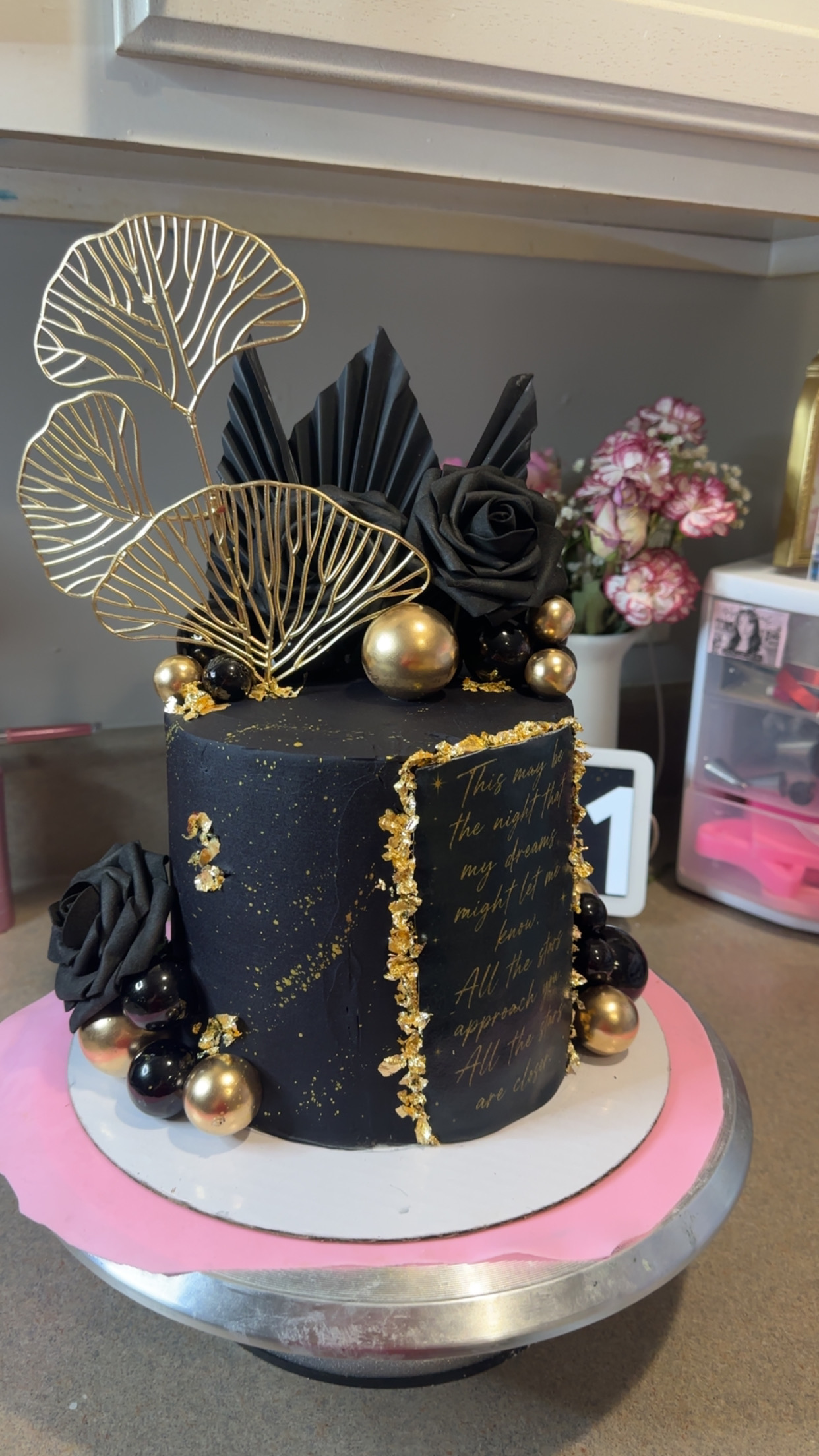 Custom birthday cake